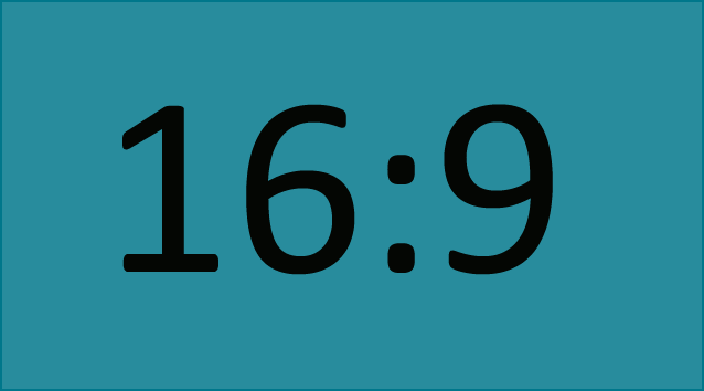 Fotopropotionen 16:9