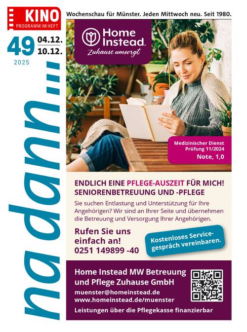 Titelblatt der na dann... www.homeinstead.de/muenster-warendorf