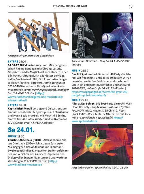 nadann Veranstaltungskalender