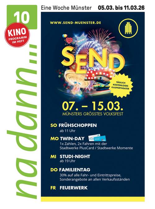 Titelblatt der na dann... www.stadt-muenster.de/send/startseite