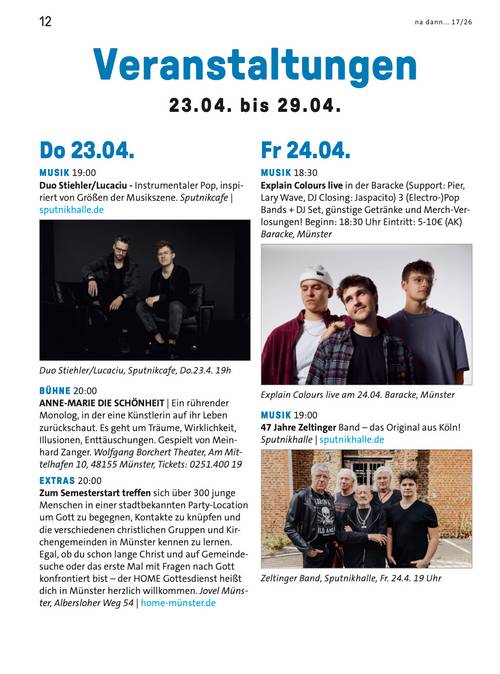 nadann Veranstaltungskalender