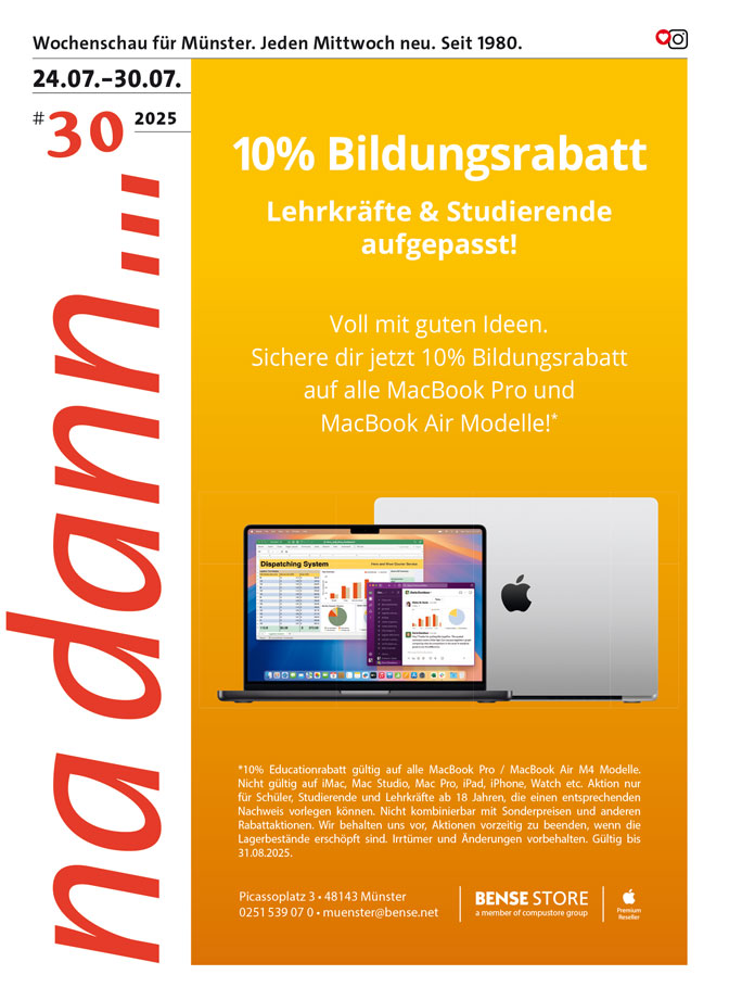 Titelblatt der na dann... www.bense.net