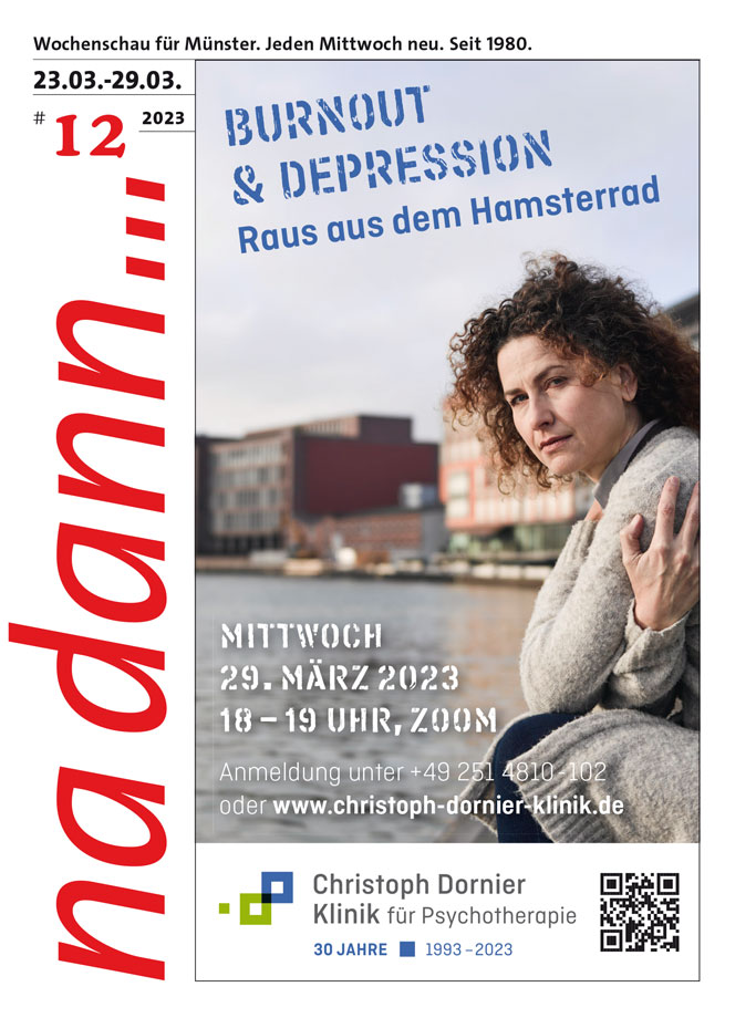 Titelblatt der na dann... www.christoph-dornier-klinik.de