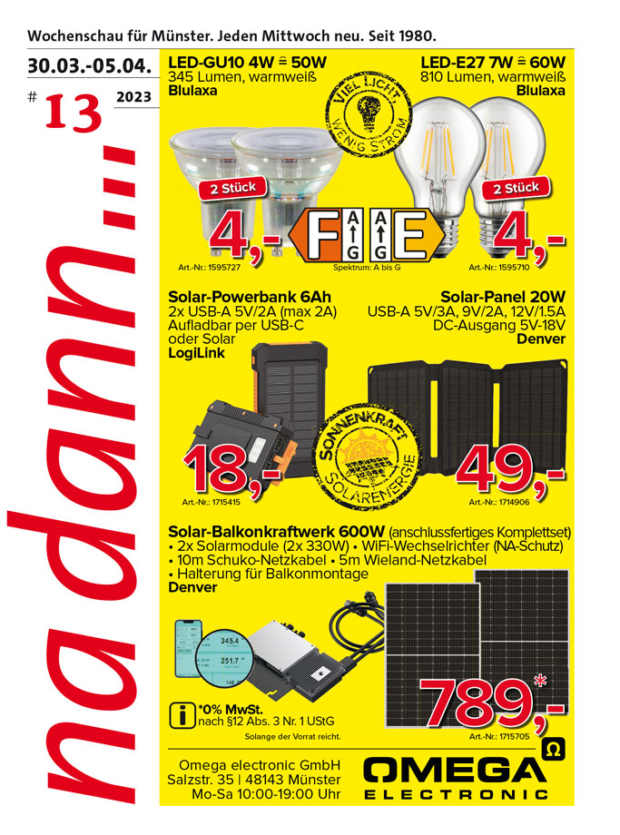 Titelblatt der na dann... www.omega.ms