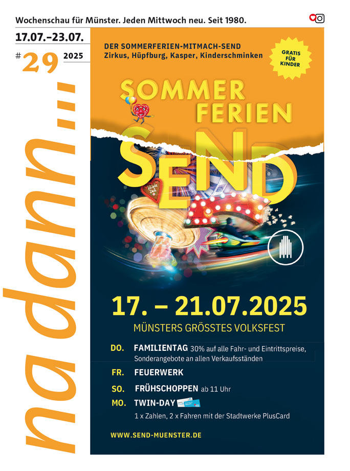 Titelblatt der na dann... www.send-muenster.de
