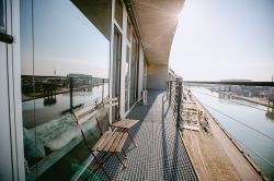 Hafen-Ausblick vom Balkon