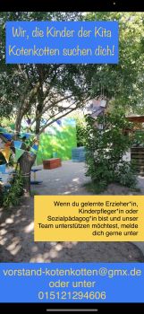 Die Kita Kotenkotten sucht dich! 
