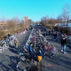 Fahrradmarkt mit über 700 Rädern