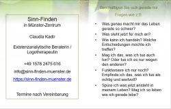 Antworten auf die Anfragen des Lebens finden