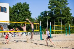 Beachvolleyball bei Blau-Weiß Aasee