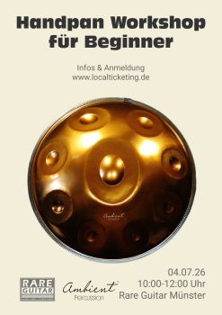 Handpan Workshop am 05.07. in Münster