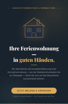 Wir kümmern uns um Ihre Ferienwohnung 