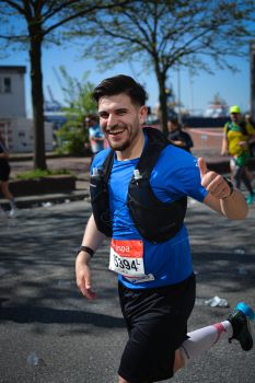Luka (ich) beim Hamburg Marathon