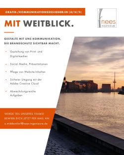 Kommunikationsdesigner/in bei nees Ingenieure