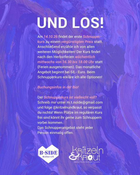 Wo gibts mehr Infos/ wo meldest du dich an?